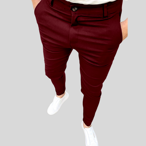Dante | Businessbroek voor heren | Klassieke pasvorm met stretchcomfort