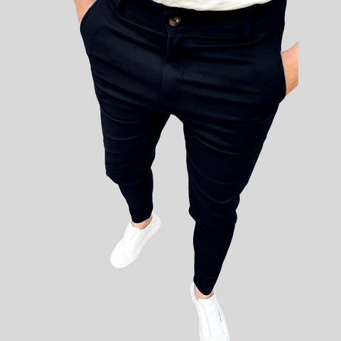 Dante | Businessbroek voor heren | Klassieke pasvorm met stretchcomfort