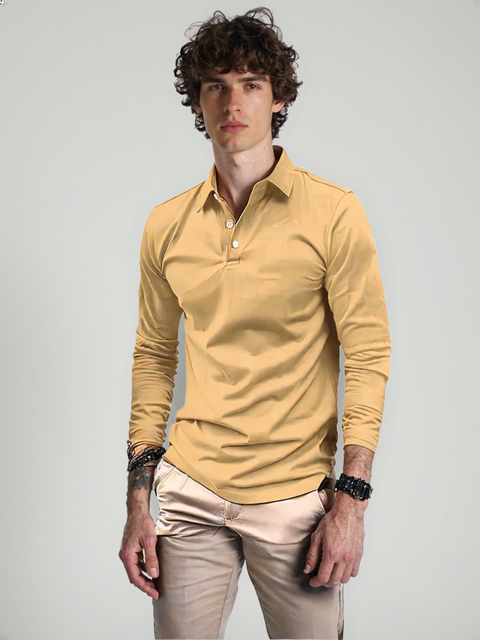 Luca | Heren Poloshirt | Lange Mouwen