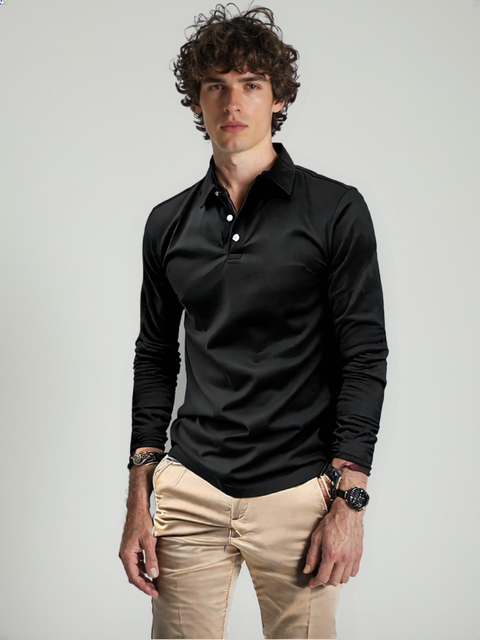 Luca | Heren Poloshirt | Lange Mouwen