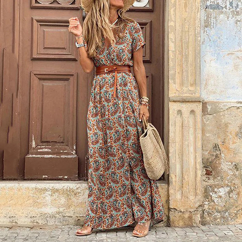 Isabella | Boho Maxi Jurk | Elegant & Comfortabel