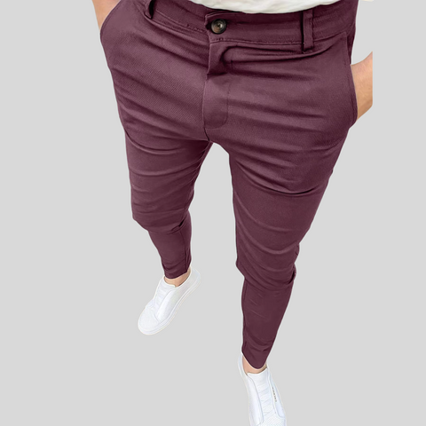 Dante | Businessbroek voor heren | Klassieke pasvorm met stretchcomfort