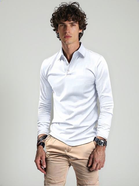 Luca | Heren Poloshirt | Lange Mouwen